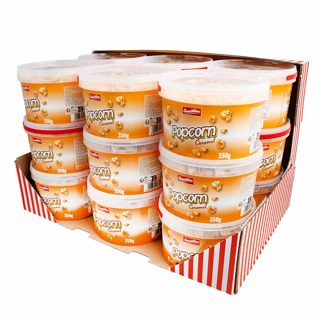 Popcorn caramel 350g im Eimer