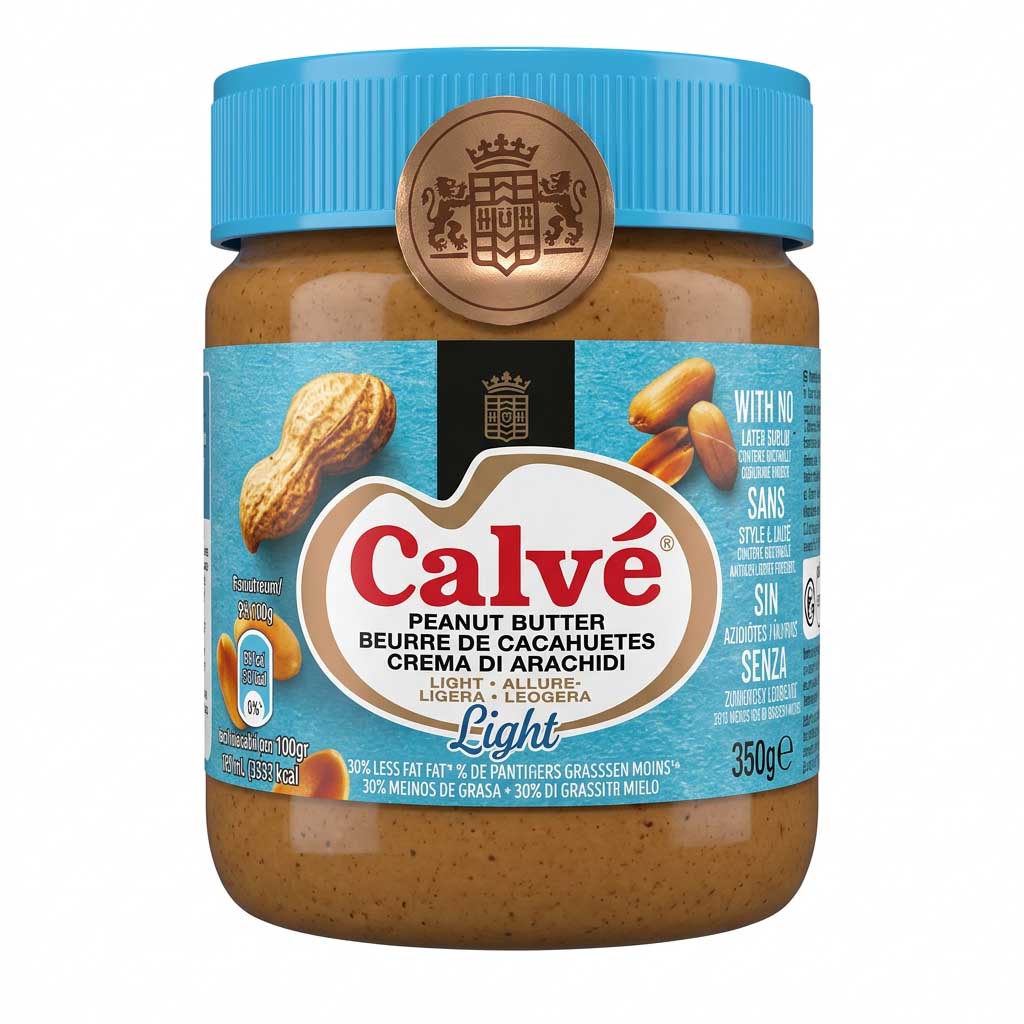 Erdnussbutter, Glas, 350 g, Light, Calvé