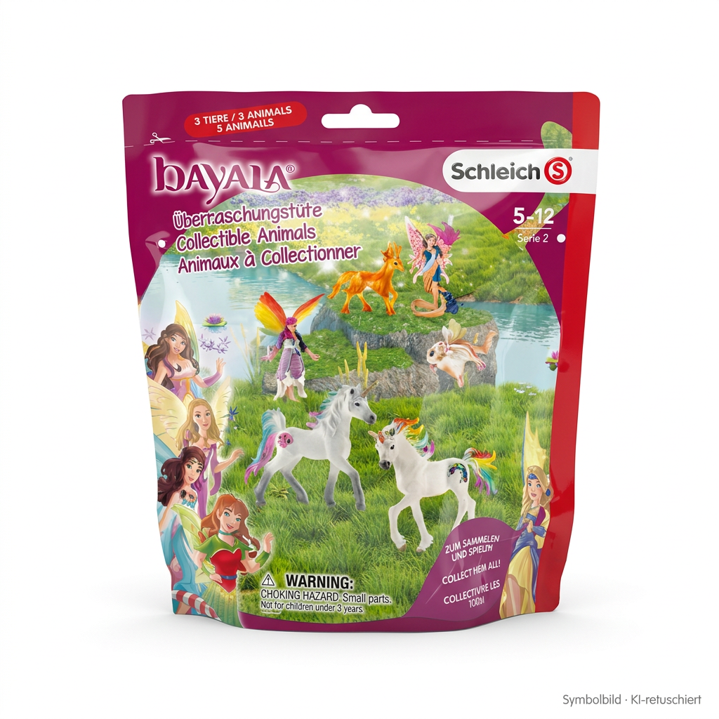Kinder-Überraschungstaschen, Collectible Animals, Fantasiefiguren, Unicorns, Spielset