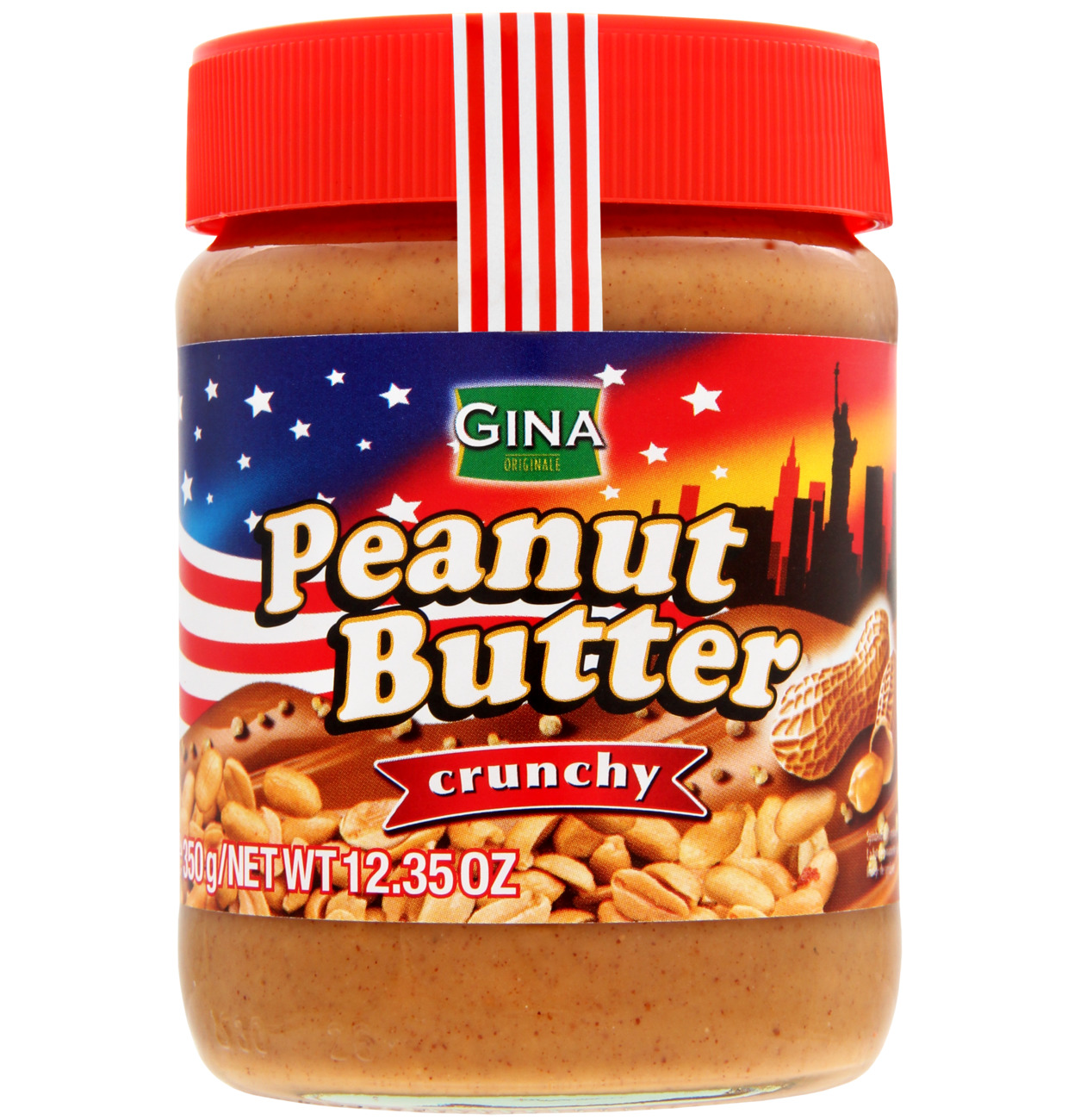Gina Erdnussbutter Crunchy 350g MHD 01.03.27