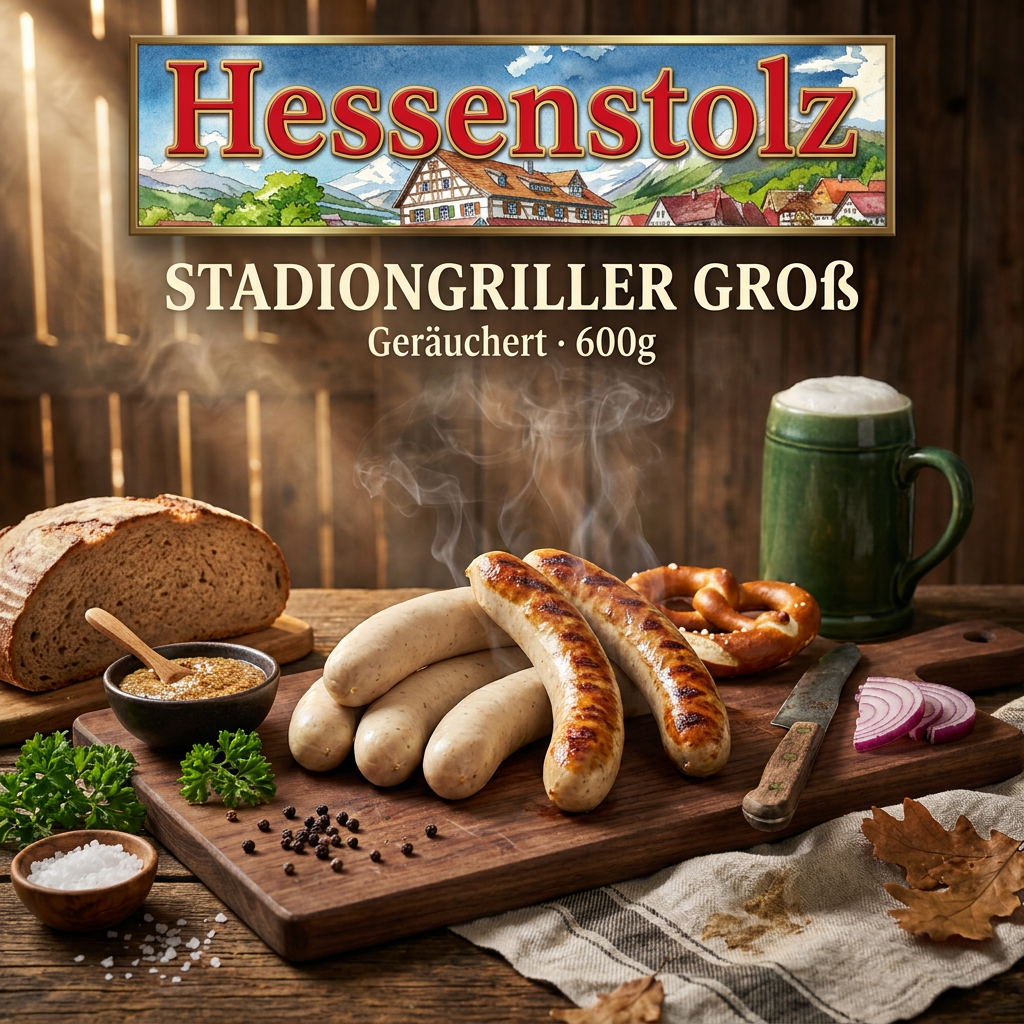 Wurst, Bratwürste, Grillmahlzeit, Holzbrett, Gebackenes Brot