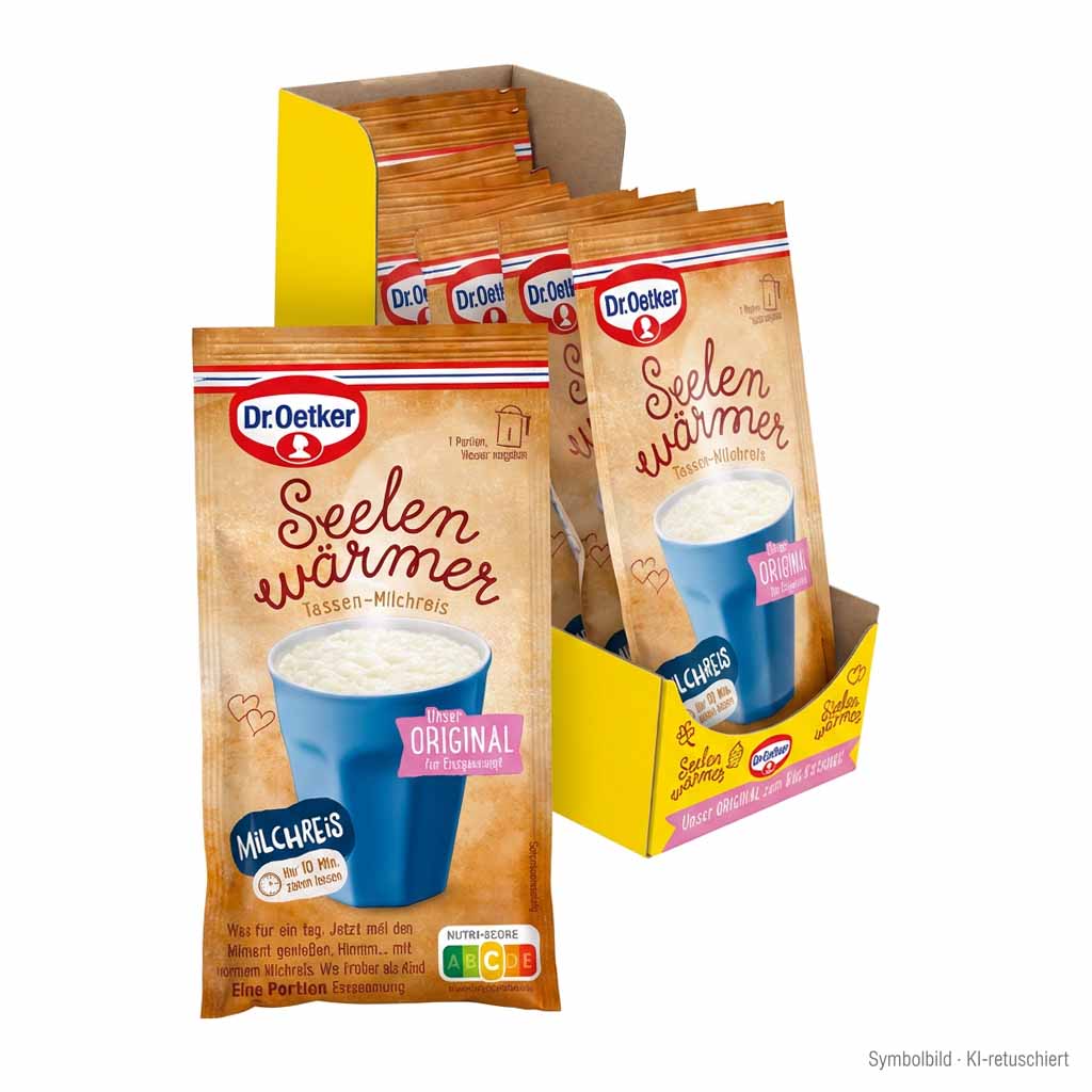 Milchreis, Milchpudding, Original, Becher, Packung