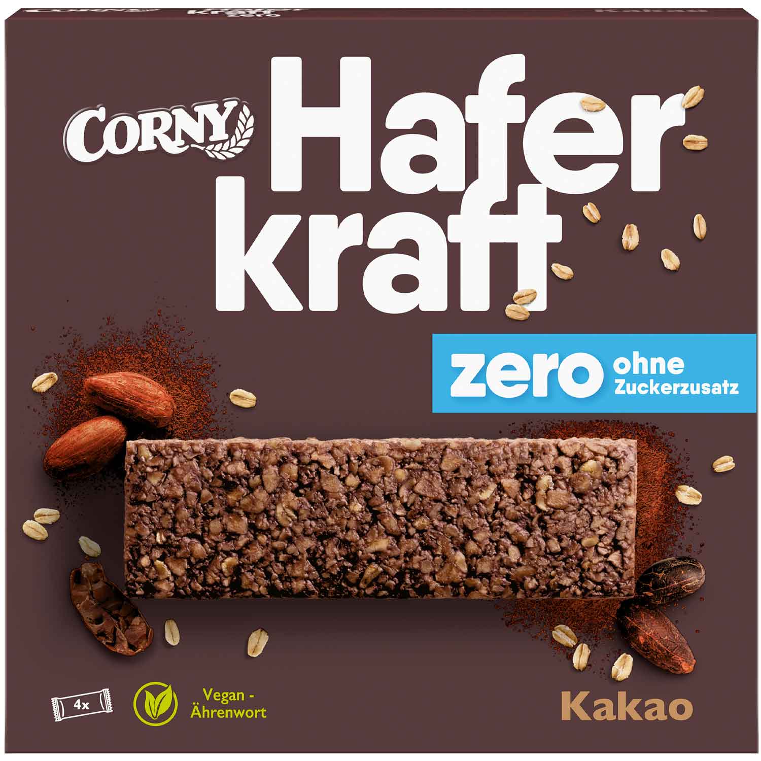 Corny Haferkraft Zero Kakao 4x35g MHD 21.12.26