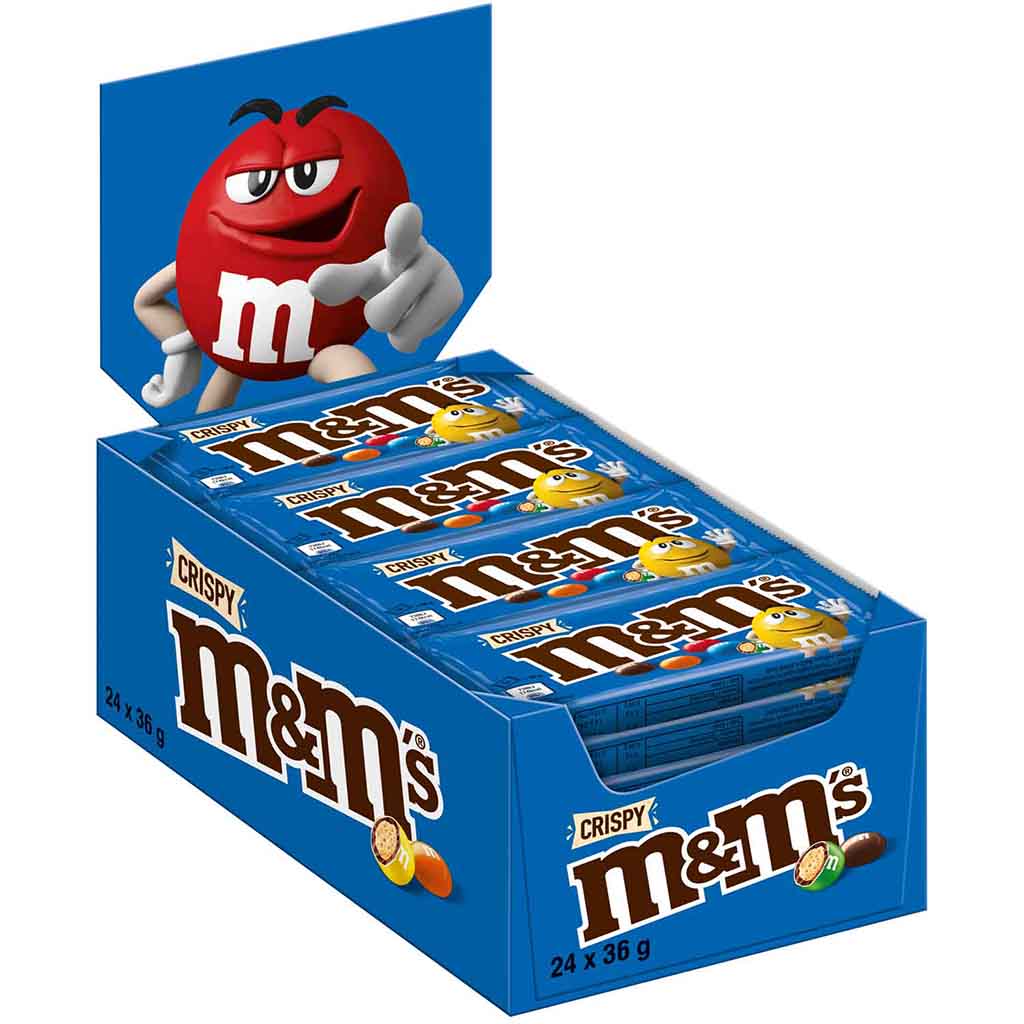 M&Ms Crispy 24x36g=864g MHD 11.04.27