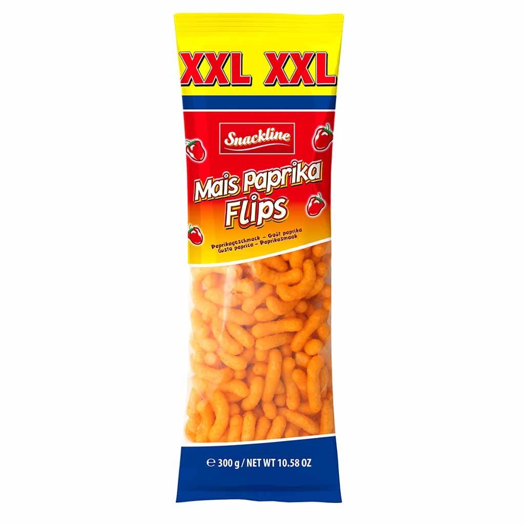 Snackline Snackline XXL Mais Flips Paprika 300g Maissnack