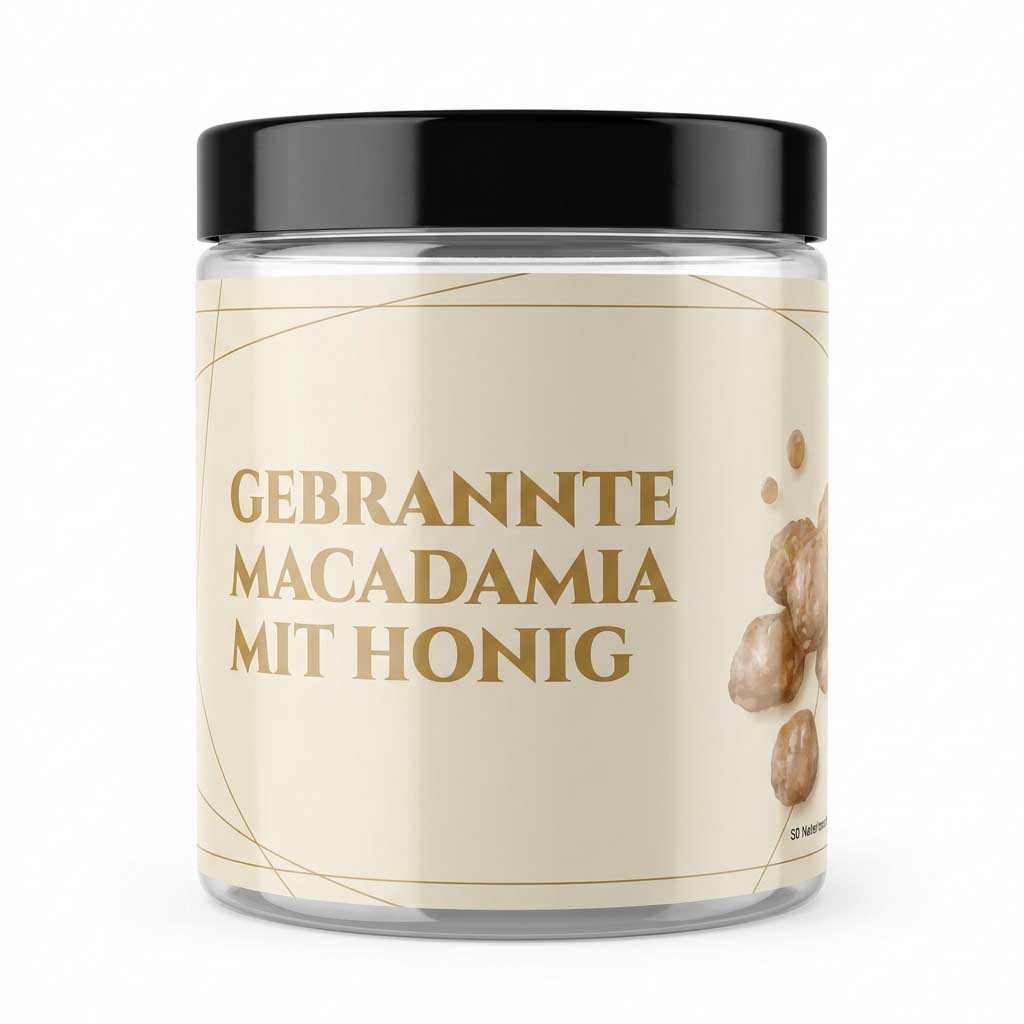 Macadamia, Mit Honig, Gebrannte, Snack, Nuss