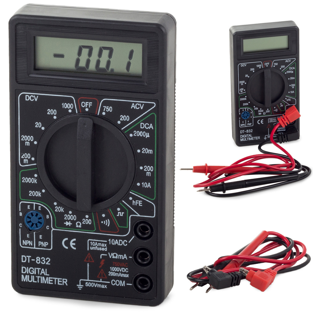 Digitaler Multimeter-Tester mit LCD-Signal