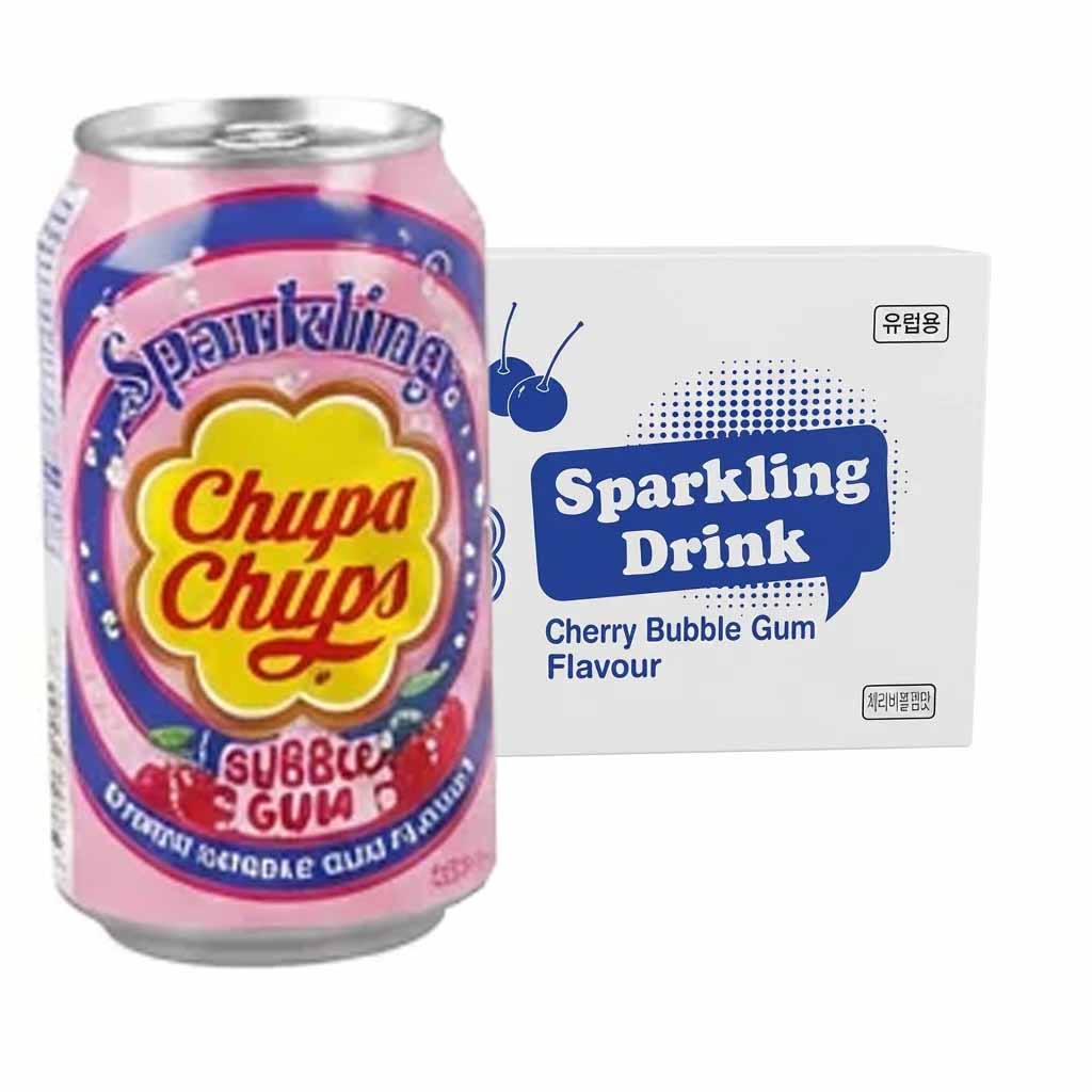 Chupa Chups, Limonade, Sektgetränk, Kirsche, Kaugummi-Blasen