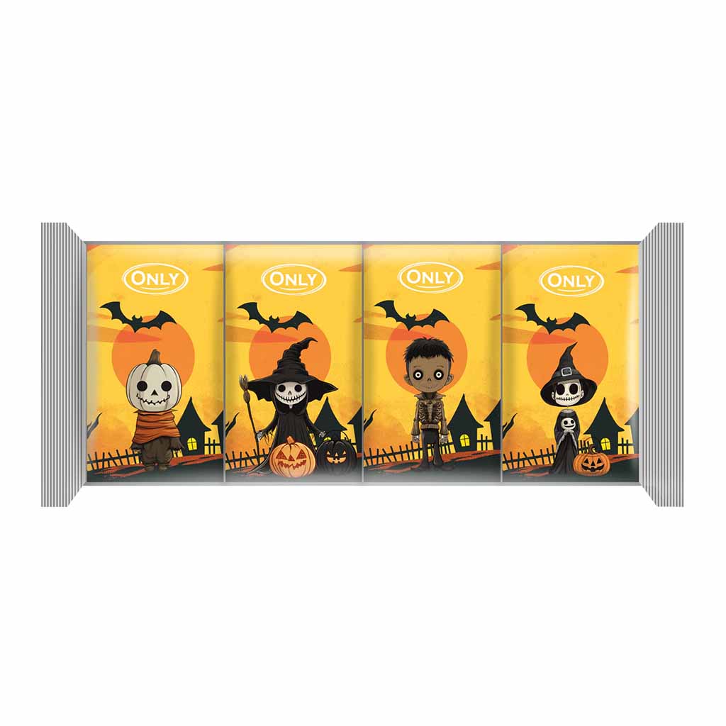 Halloween, Candy bar, Packaging, Pumpkin, Witch