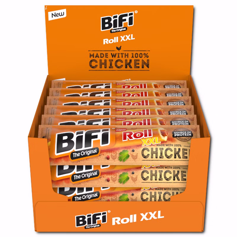 Bifi Roll XXL 100% Chicken 24x70g BOX = 1,68 kg MHD 23.07.26