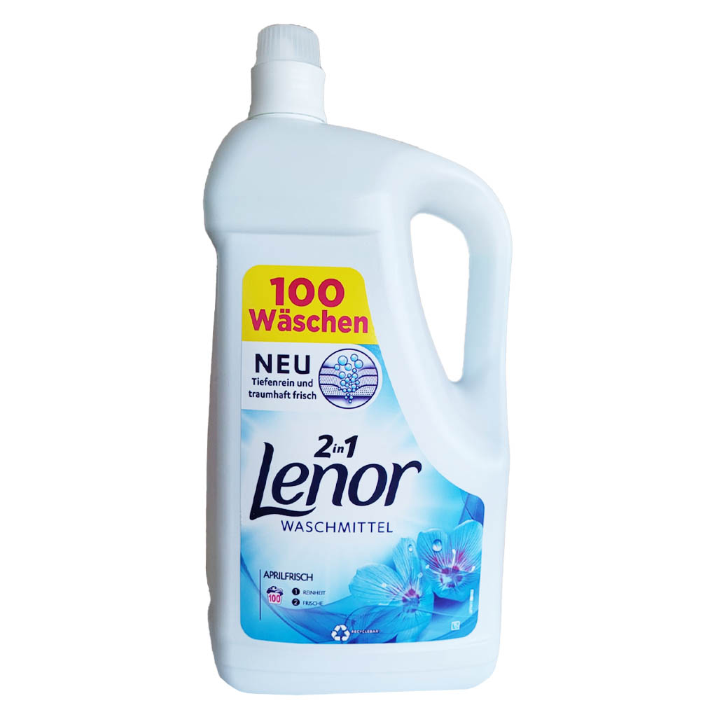 Lenor Waschmittel Flüssig Aprilfrisch 100 Waschladungen 5,5l