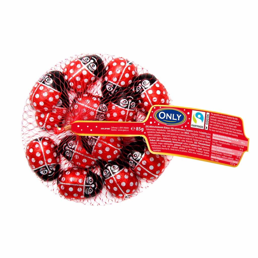 Only Marienkäfer Milchschokolade mit Milchcremefüllung 85g MHD 31.03.27
