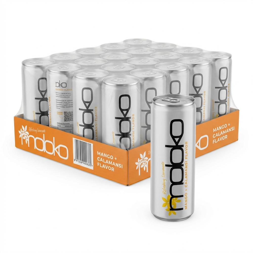 Mango-Geschmack, Calamansi-Geschmack, Energy-Drink, Aluminium-Dose, Packung mit 24