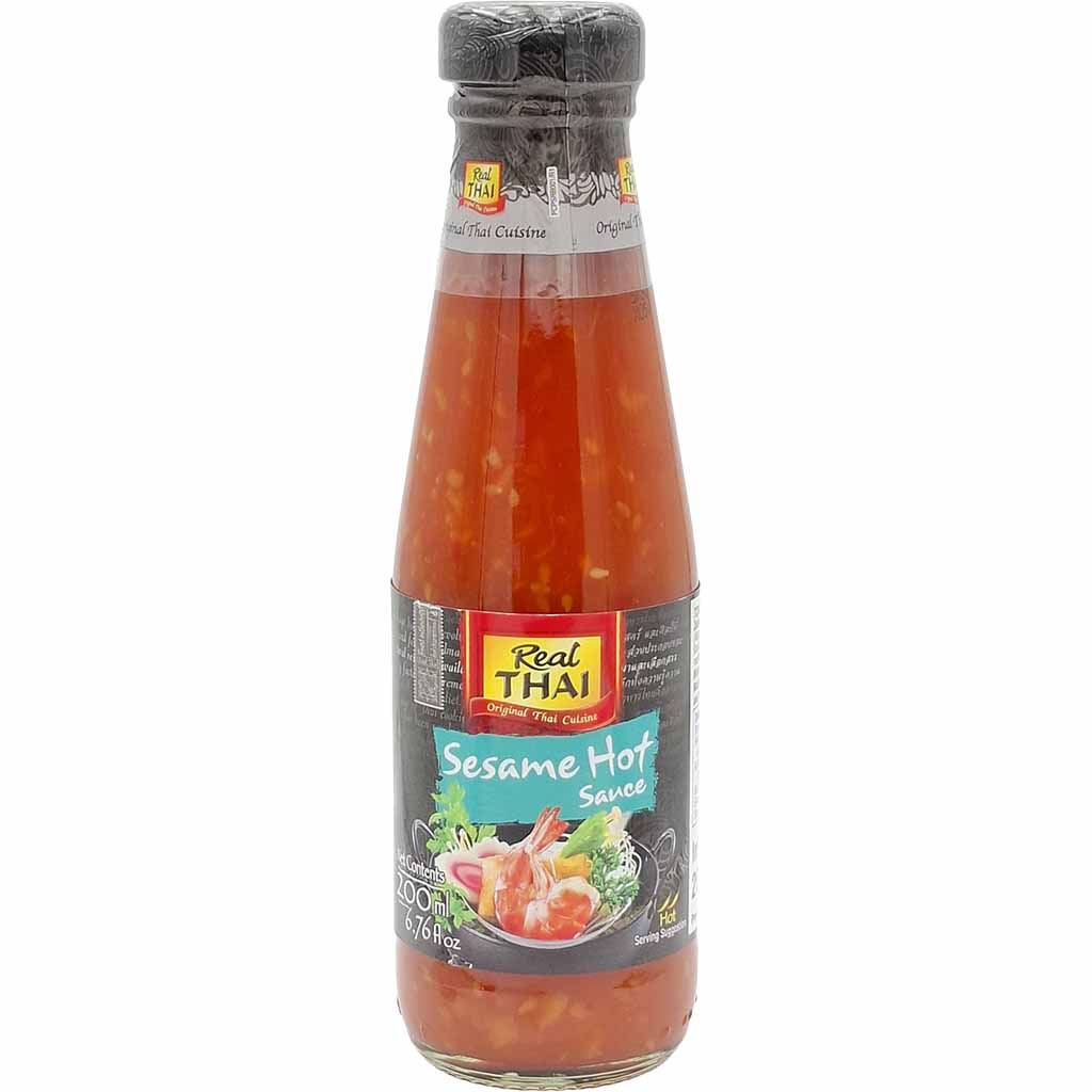 Sesame Hot Sauce, Thai sauce, red sauce, sauce bottle, 600 ml