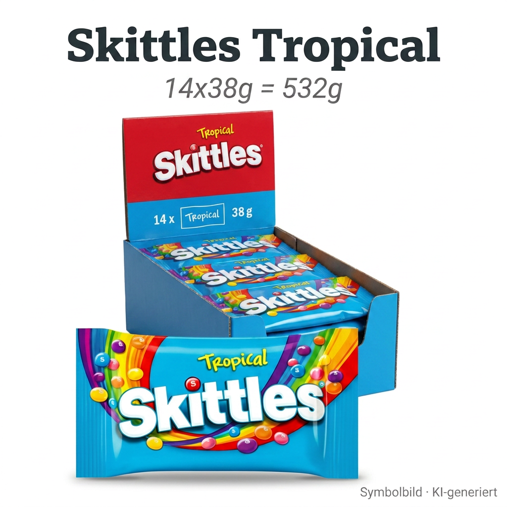 Süßigkeiten, Skittles, Tropisch, Snack, Bonbons