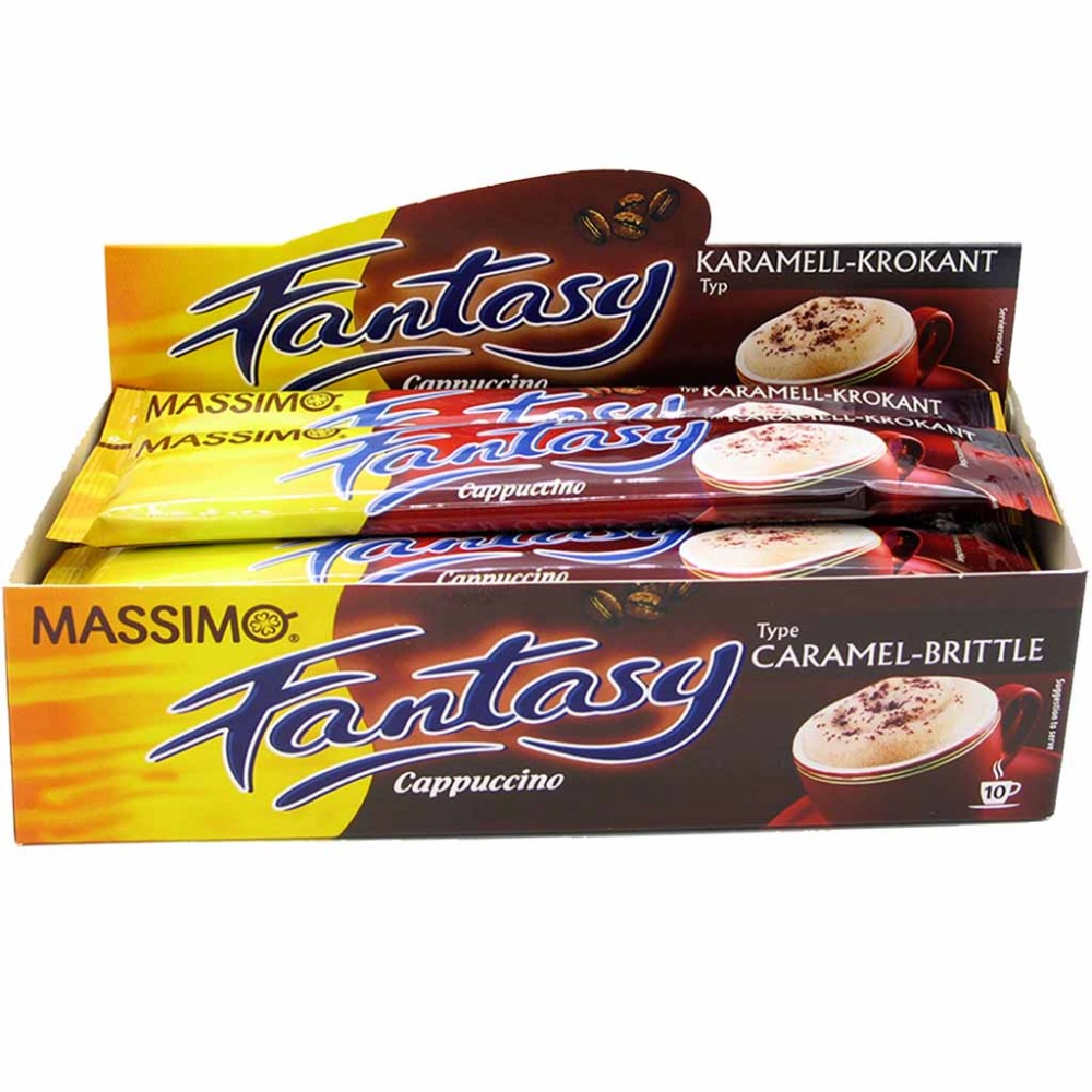MASSIMO Cappuccino Caramel-Krokant 10er 125g MHD 28.02.28