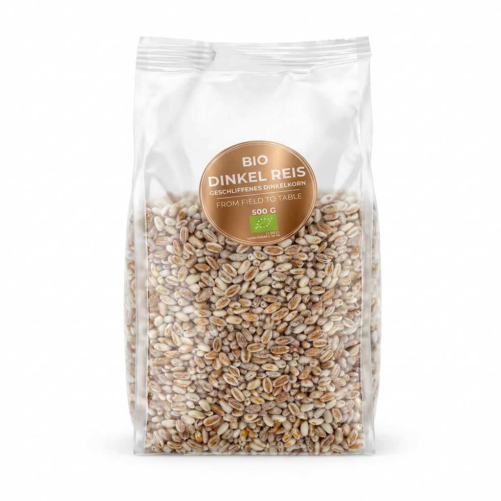 Dinkelreis, Bio Dinkel, Dinkelkorn, Ganzes Korn, 500 g