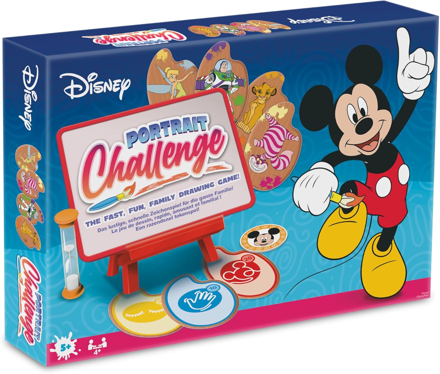 Disney, Portrait Challenge, Familienzeichenspiel, Brettspiel, Mickey Maus