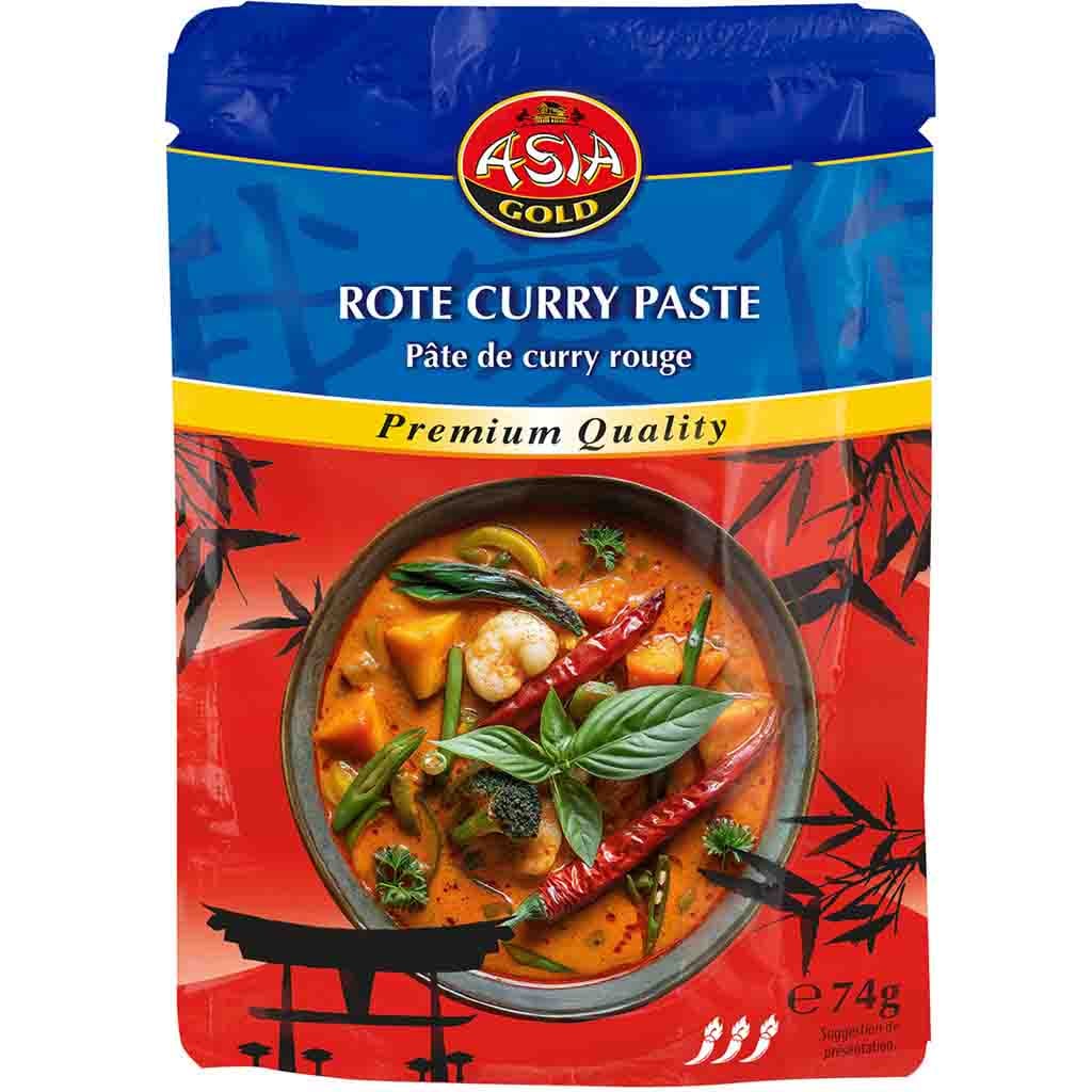 Asia Gold Currypaste rot 74g MHD 24.12.26