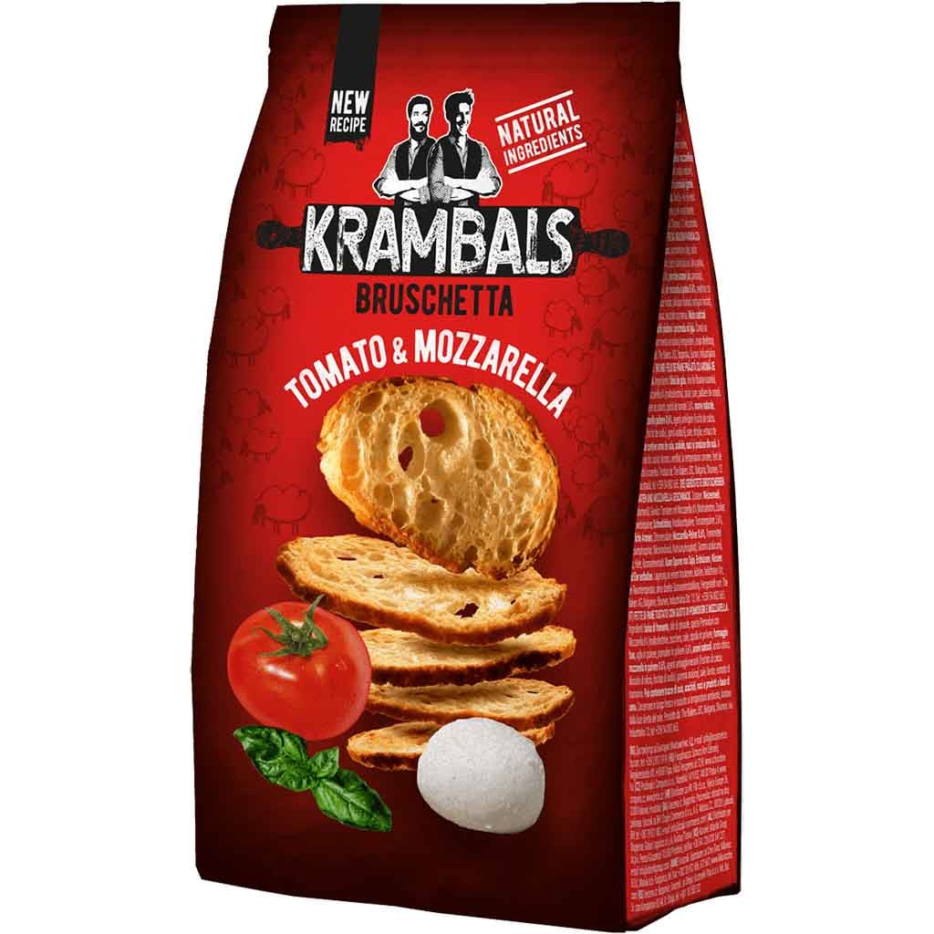 Krambals Bruschetta Tomato & Mozzarella 70g MHD 25.06.27