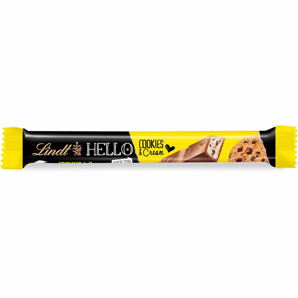 Lindt Hello Cookie & Cream Sticks 24x39g=936g