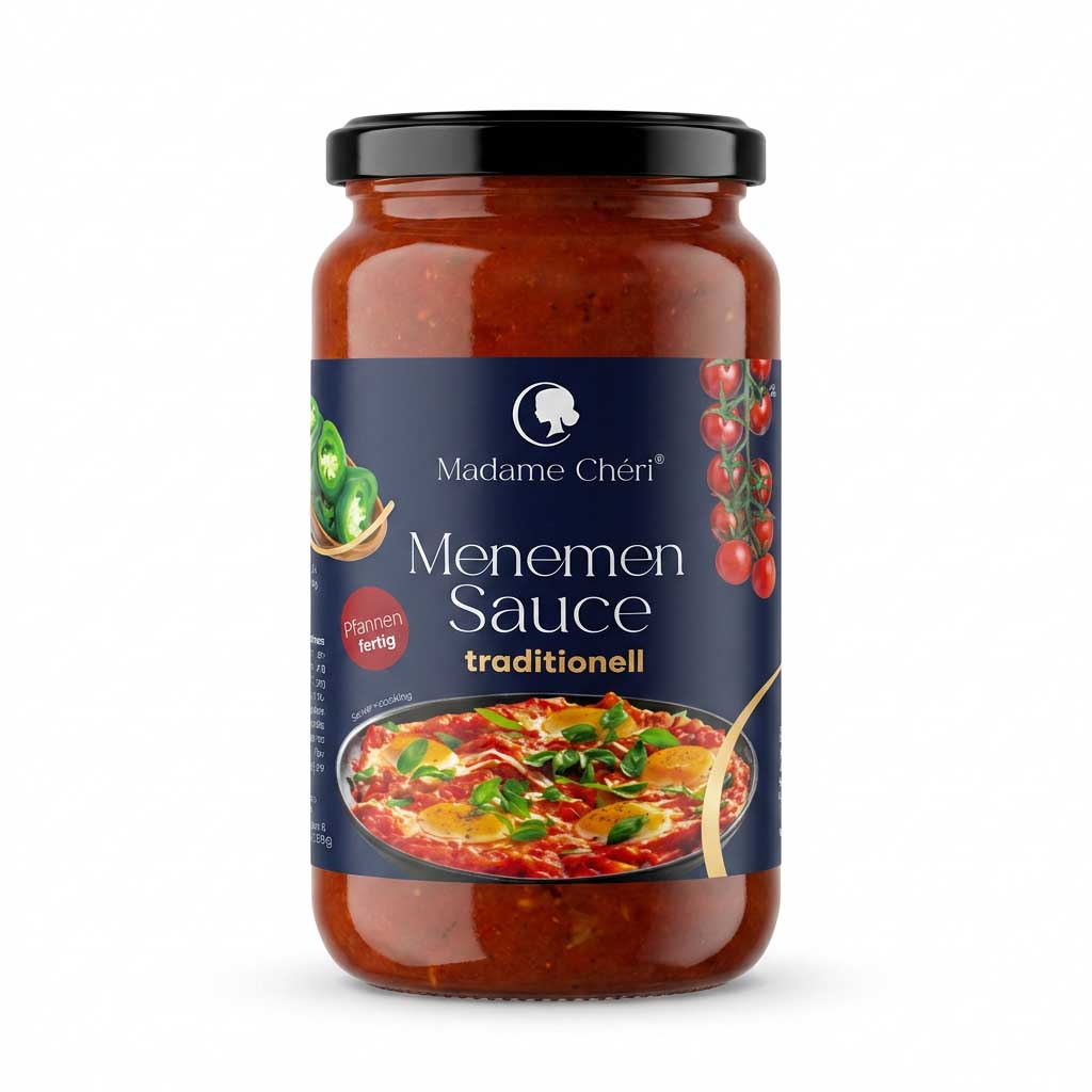 Menemen, Soße, Traditionell, Glasbehälter, Tomatensoße