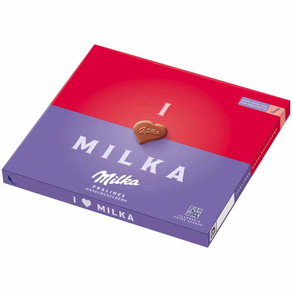 Milka Pralinés Haselnusscreme I love Milka 110g MHD 21.09.26