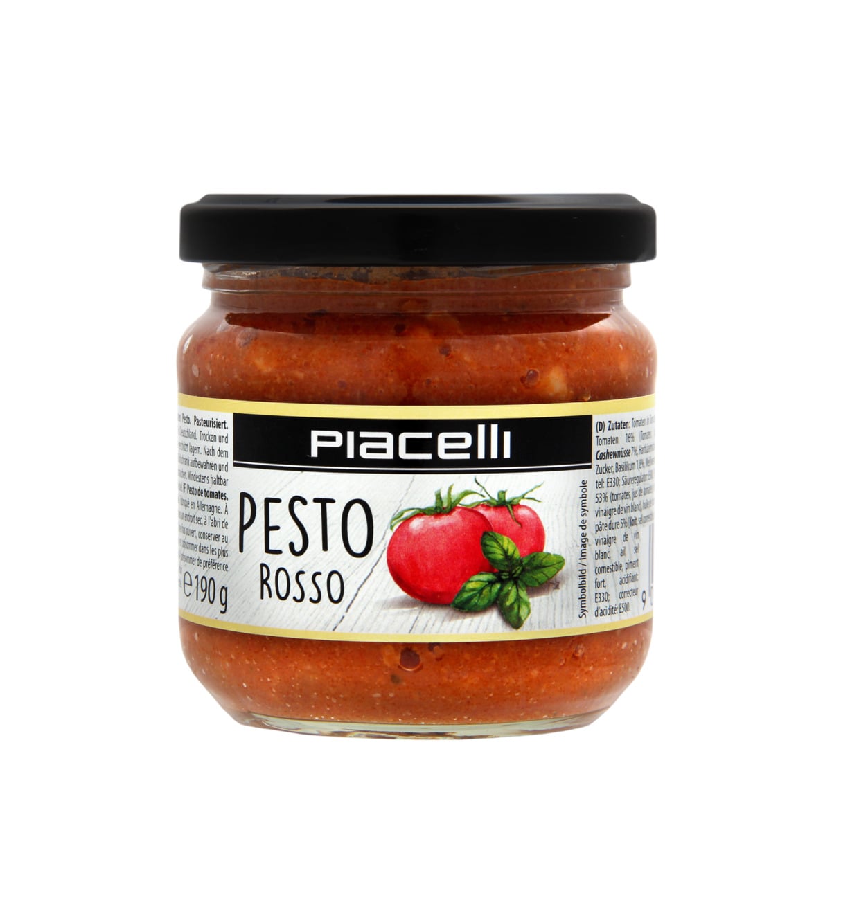 Piacelli Antipasti Pesto rosso - Tomaten Pesto 190g MHD 31.05.29