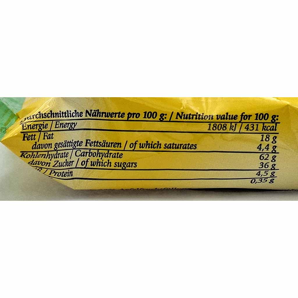 Nährwertangaben, Nährwerttabelle, Zuckeranteil, Kohlenhydrate, Protein