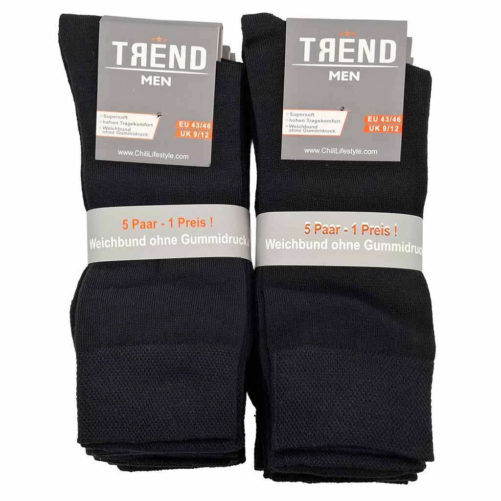 10 Paar Trend  Men Herrensocken Gr. 43-46