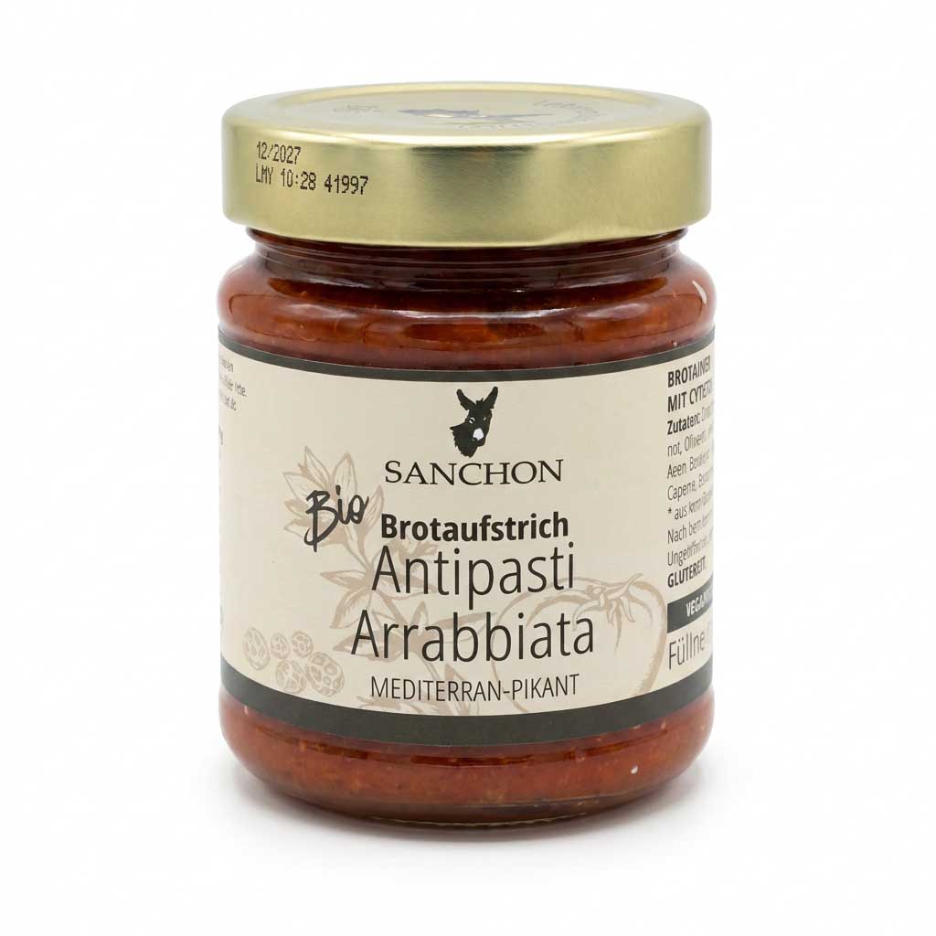 Brotaufstrich, Antipasti, Arrabbiata, Mediterran, Glutenfrei?