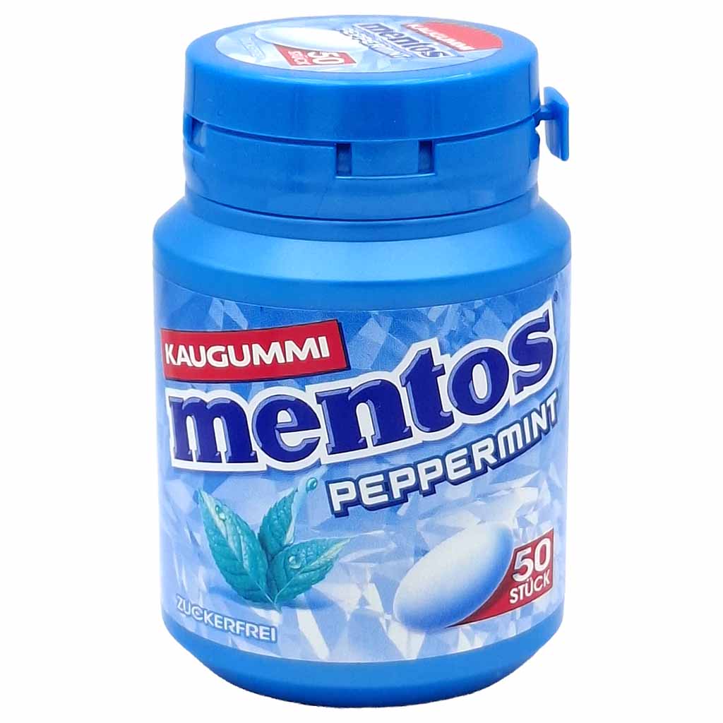 Kaugummi, Mint, Peppermint, 50 Stück, Zuckerfrei