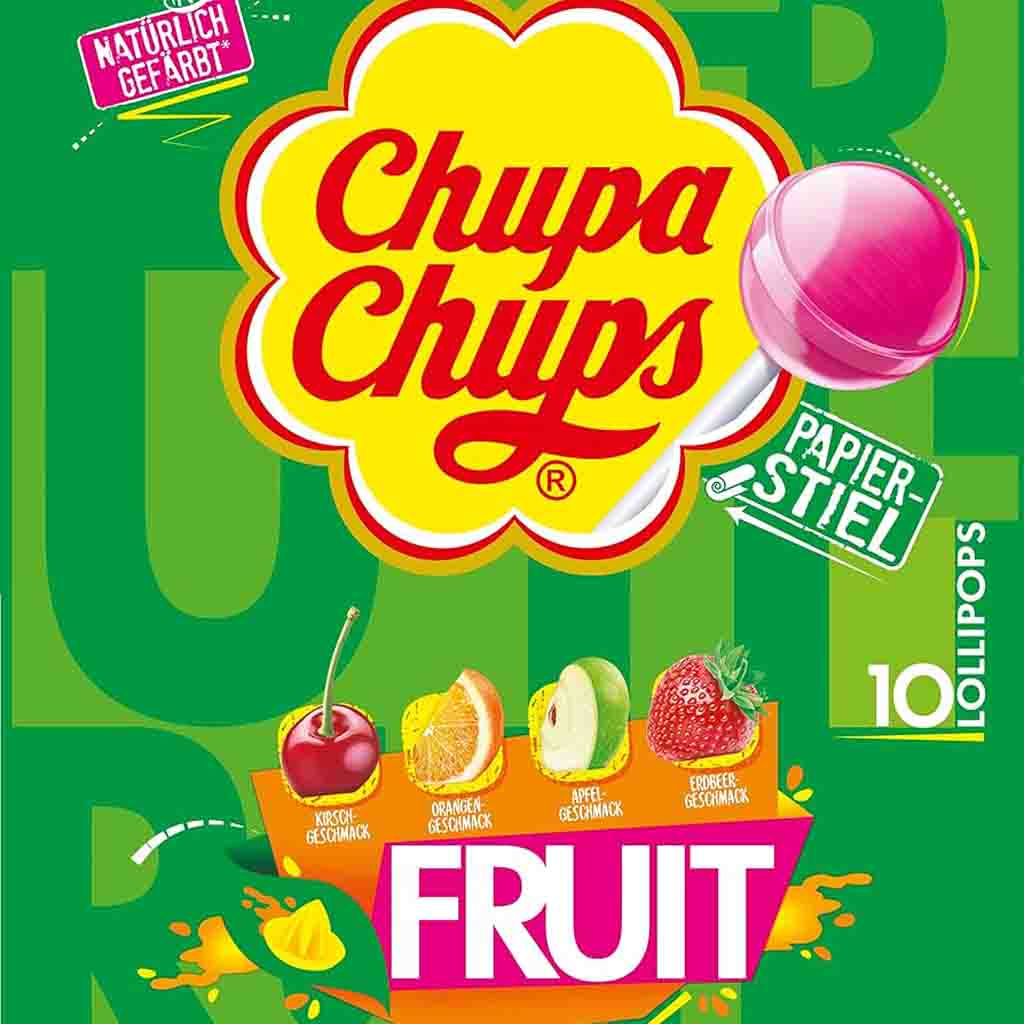 Chupa Chups Fruit Lutscher 10er 120g