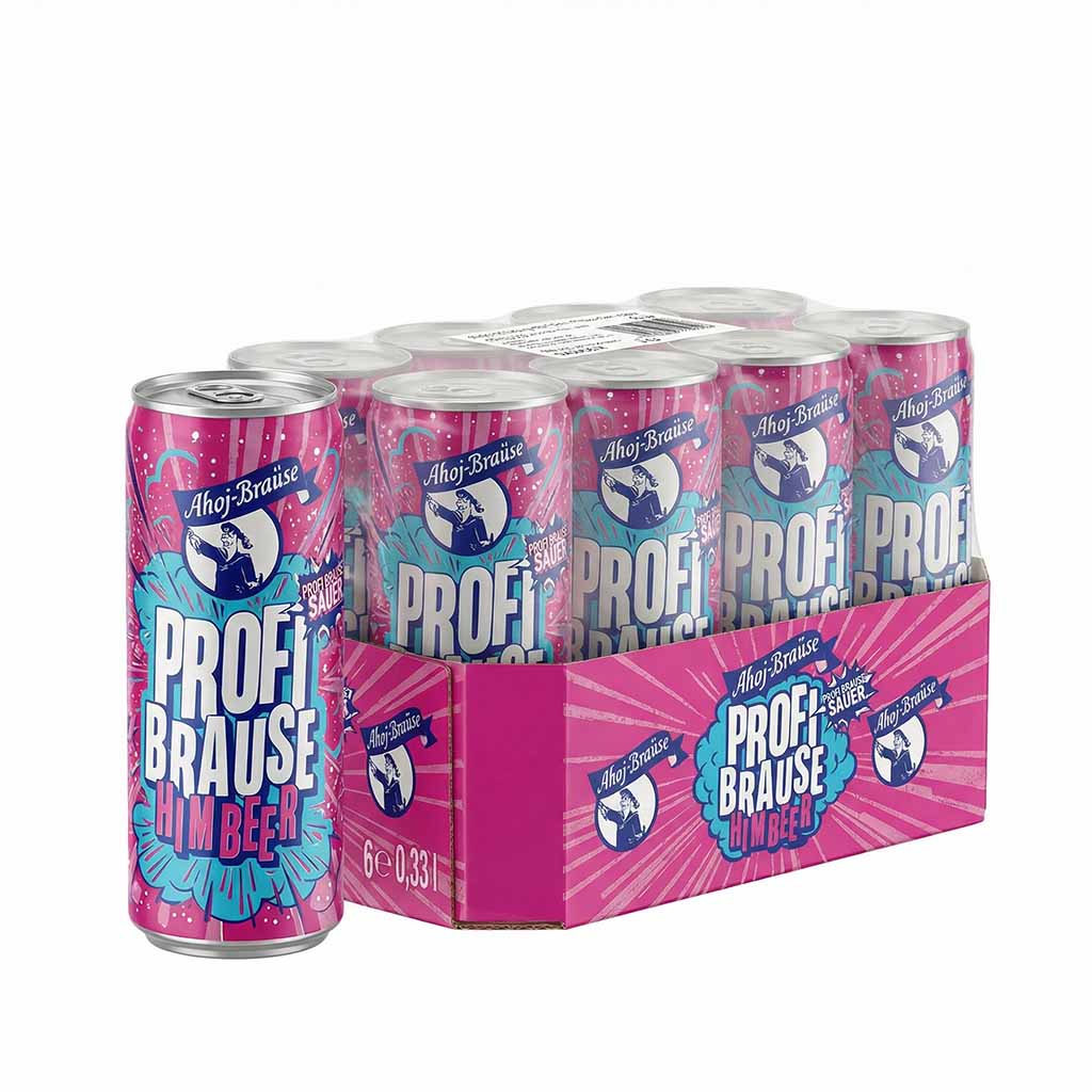 Brause mit Himbeergeschmack DOSE 12x330ml = 3,96L