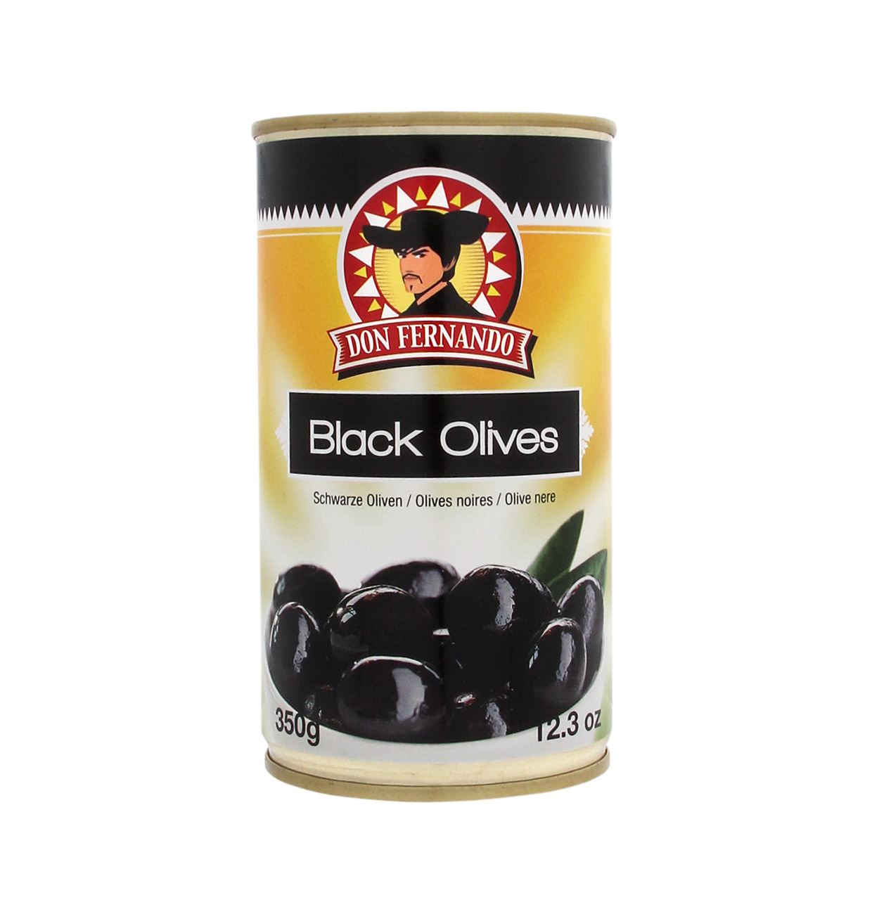 Don Fernando Schwarze Oliven mit Stein 350g MHD 18.02.29