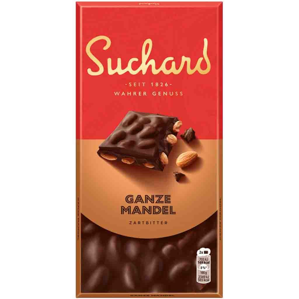 Suchard Zartbitter ganze Mandel 180g MHD 02.11.25 | SW40778