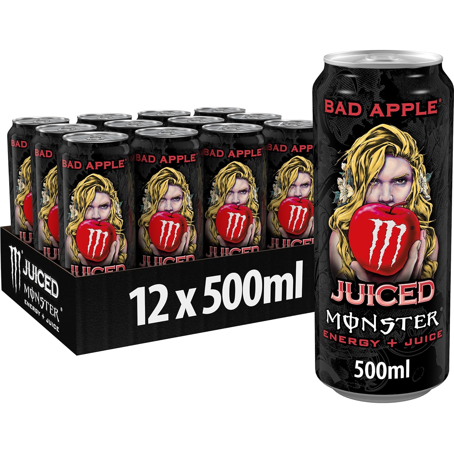 Monster Energy Juiced Bad Apple 12x0,5l = 6L