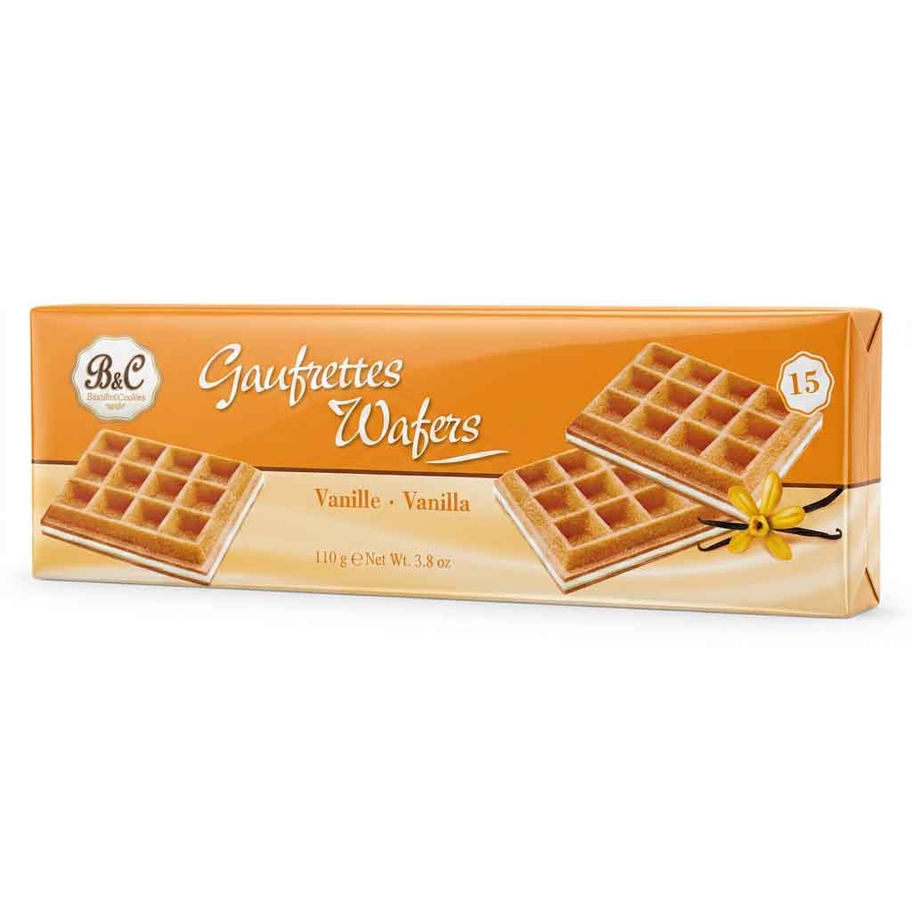Wafer, Vanille, Waffeln, Keks, Verpackung