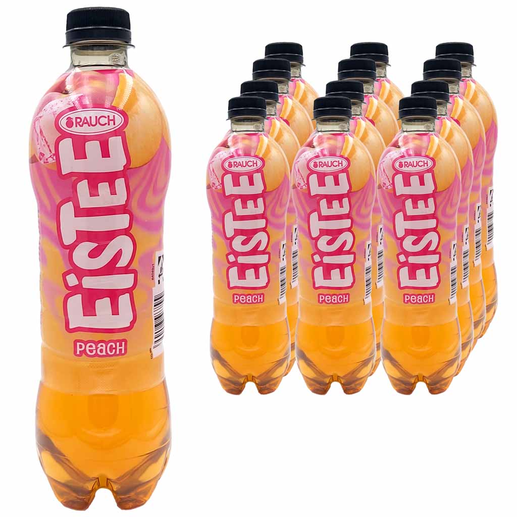 Rauch Eistee Peach PET 12x0,5L=6L MHD 14.05.27