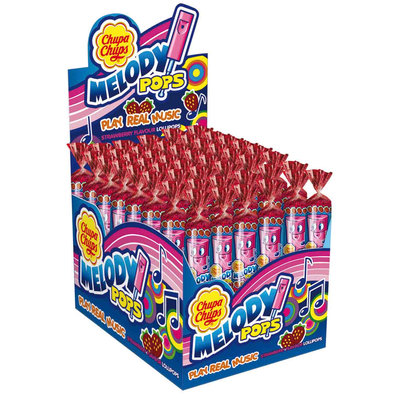 Chupa Chups Melody Pops Lutscher 48x15g=720g MHD 30.08.26