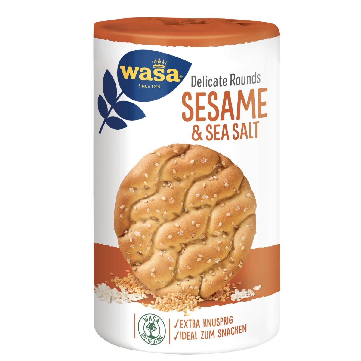 Wasa Knäckebrot Delicate Rounds Sesame & Sea Salt 290g