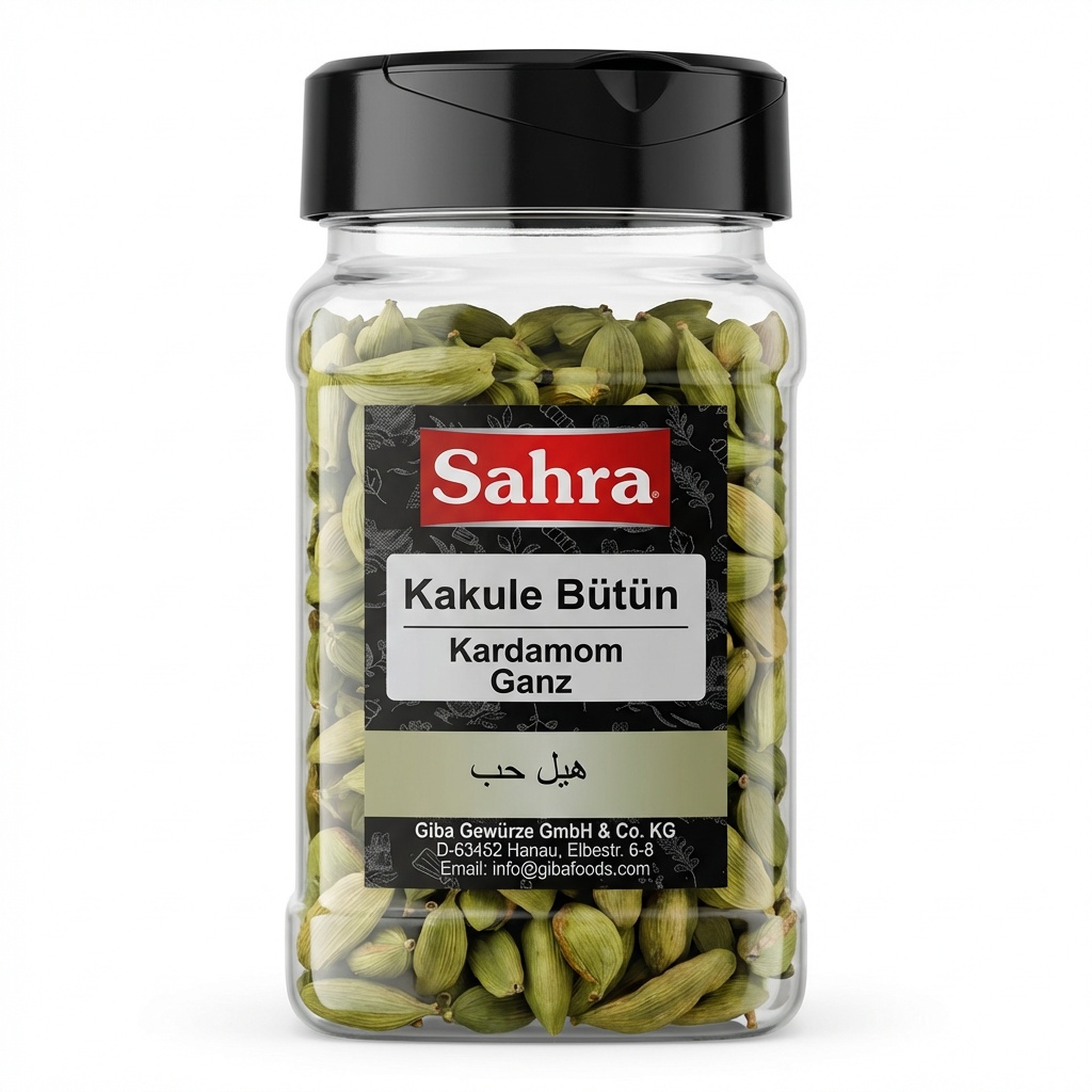 Kardamom, Kardamomkapseln, Gewürzkaramom, Kardamom ganz, Ganze Kardamomkapseln