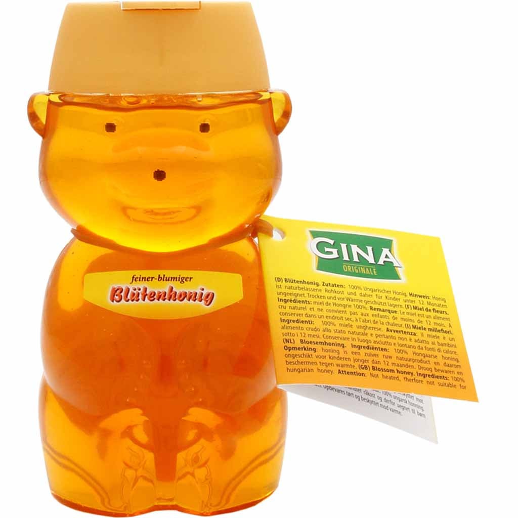 Gina Blütenhonig im Bärchenspender 250g MHD 26.08.28