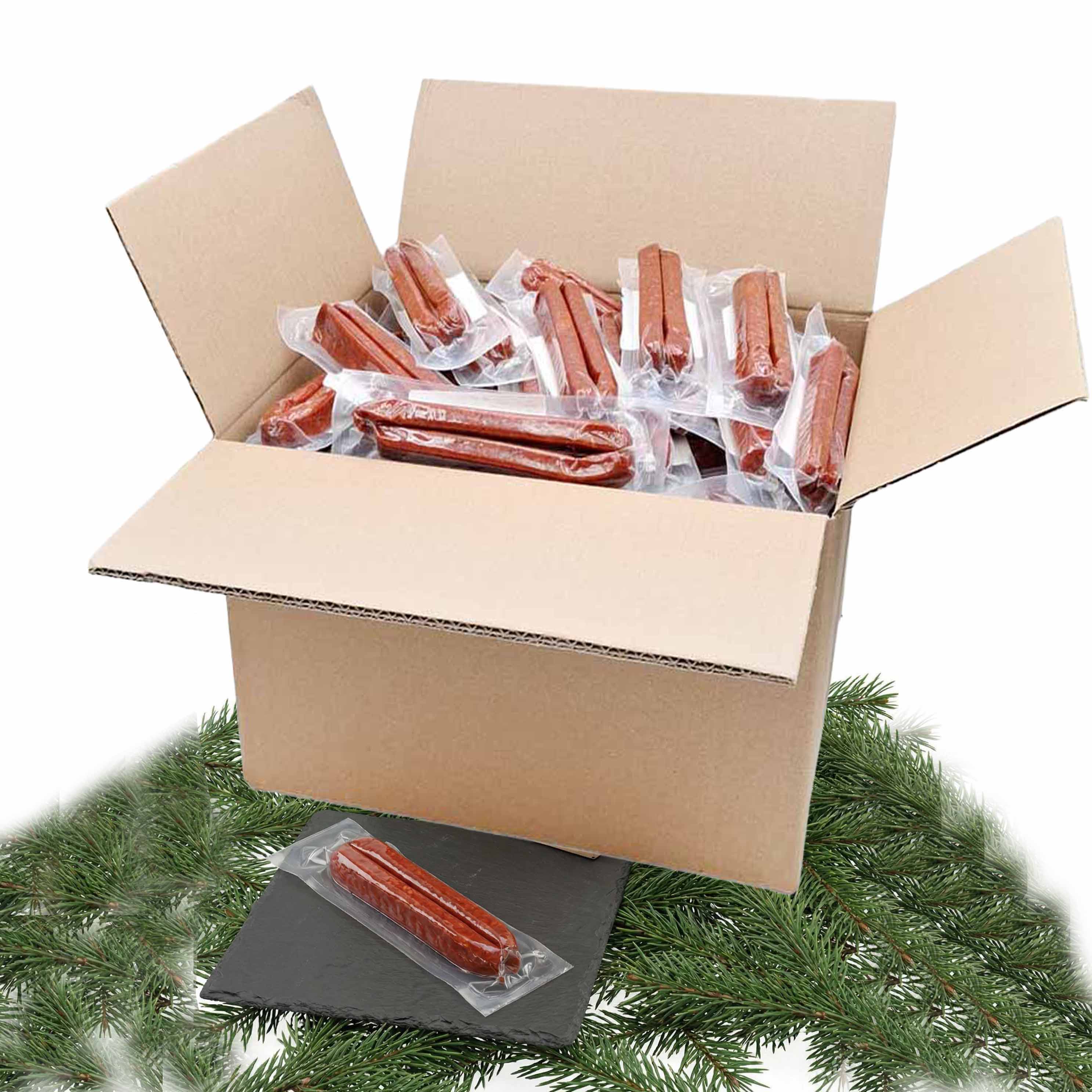 Wurst, Wurstscheiben, Vakuumverpackt, Box, Grillwürstchen
