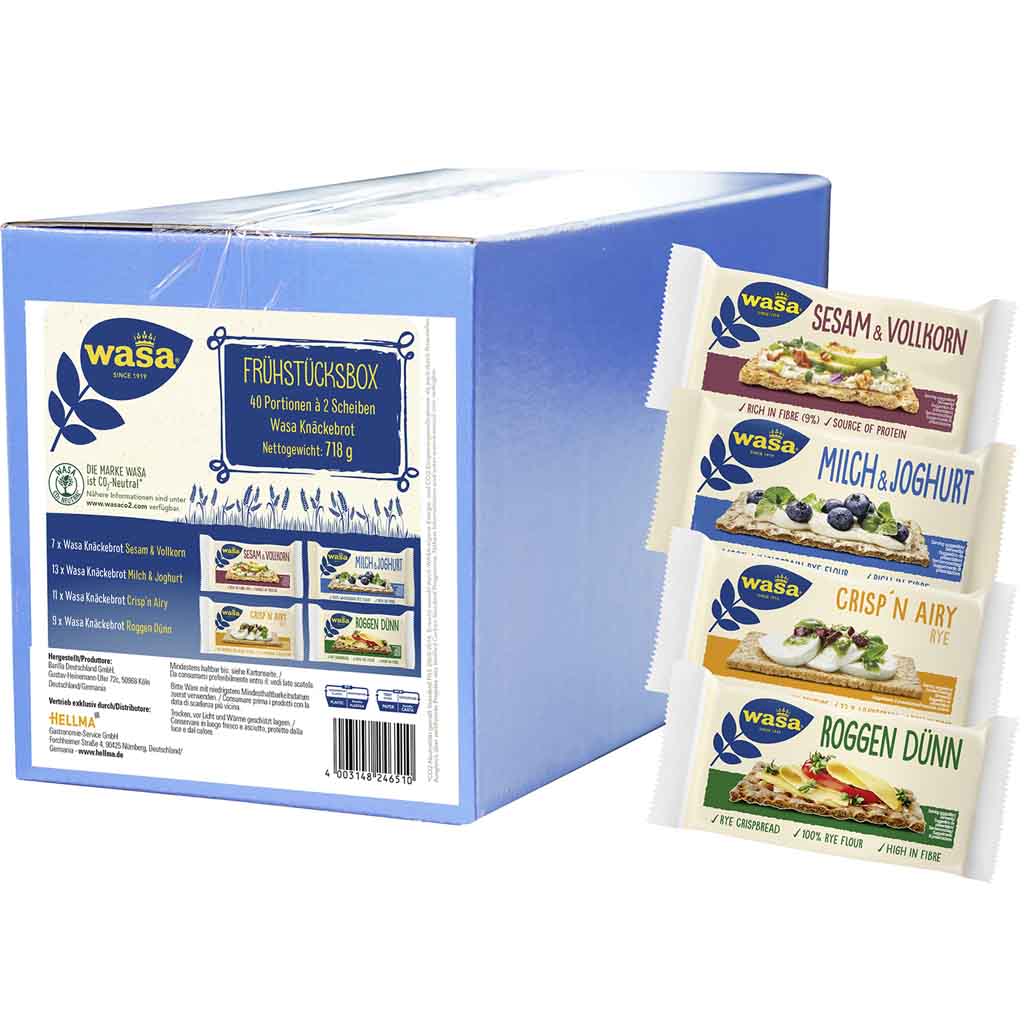 Wasa Frühstücksbox 40x2 Scheiben 718g