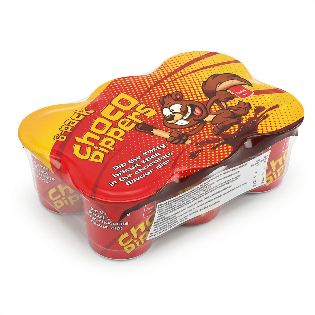 Schoko-Dip-Drips, Dip-Behälter, Keks-Dip, Snack-Set, Süßigkeit