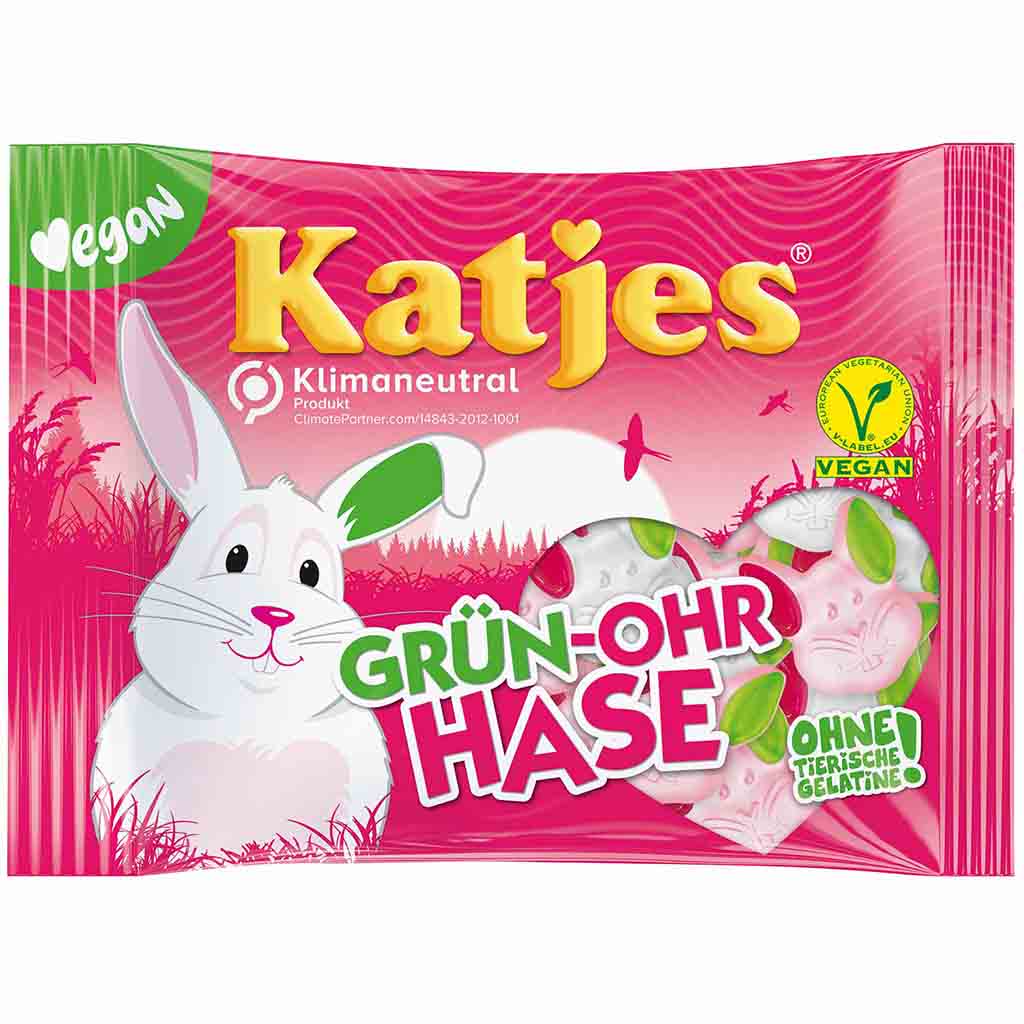 Katjes Fruchtgummi Grün-Ohr Hase 175g MHD 30.11.26
