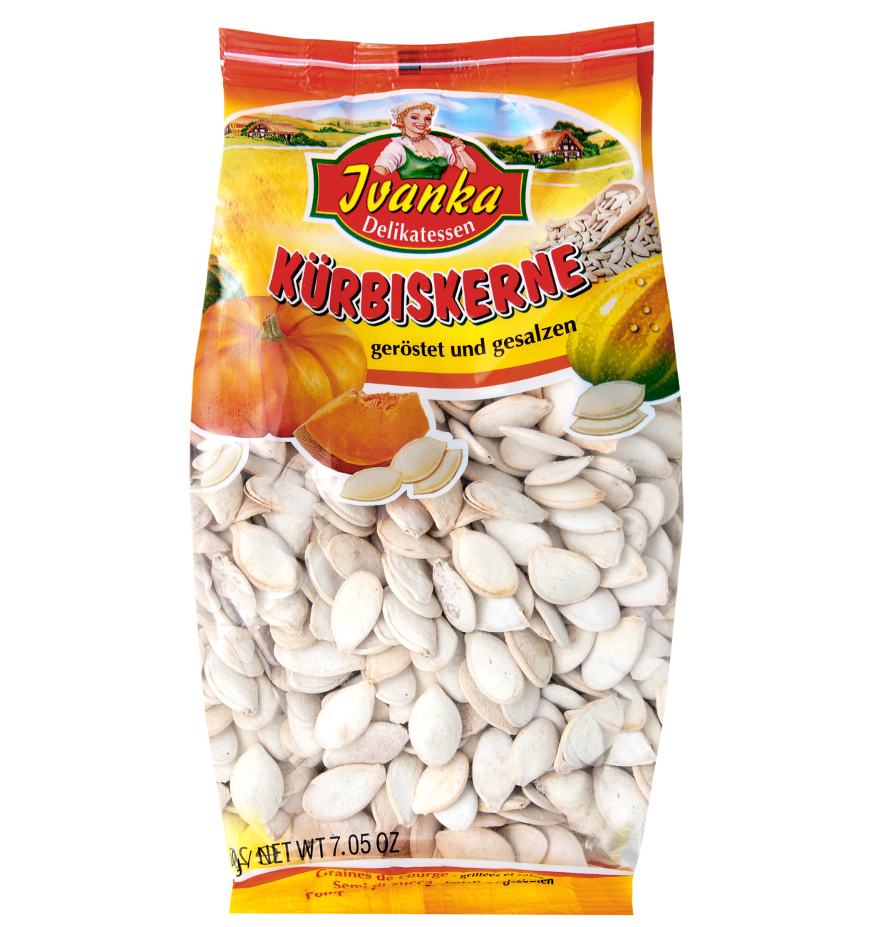 Ivanka Kürbiskerne - geröstet und gesalzen 200g MHD 30.04.27