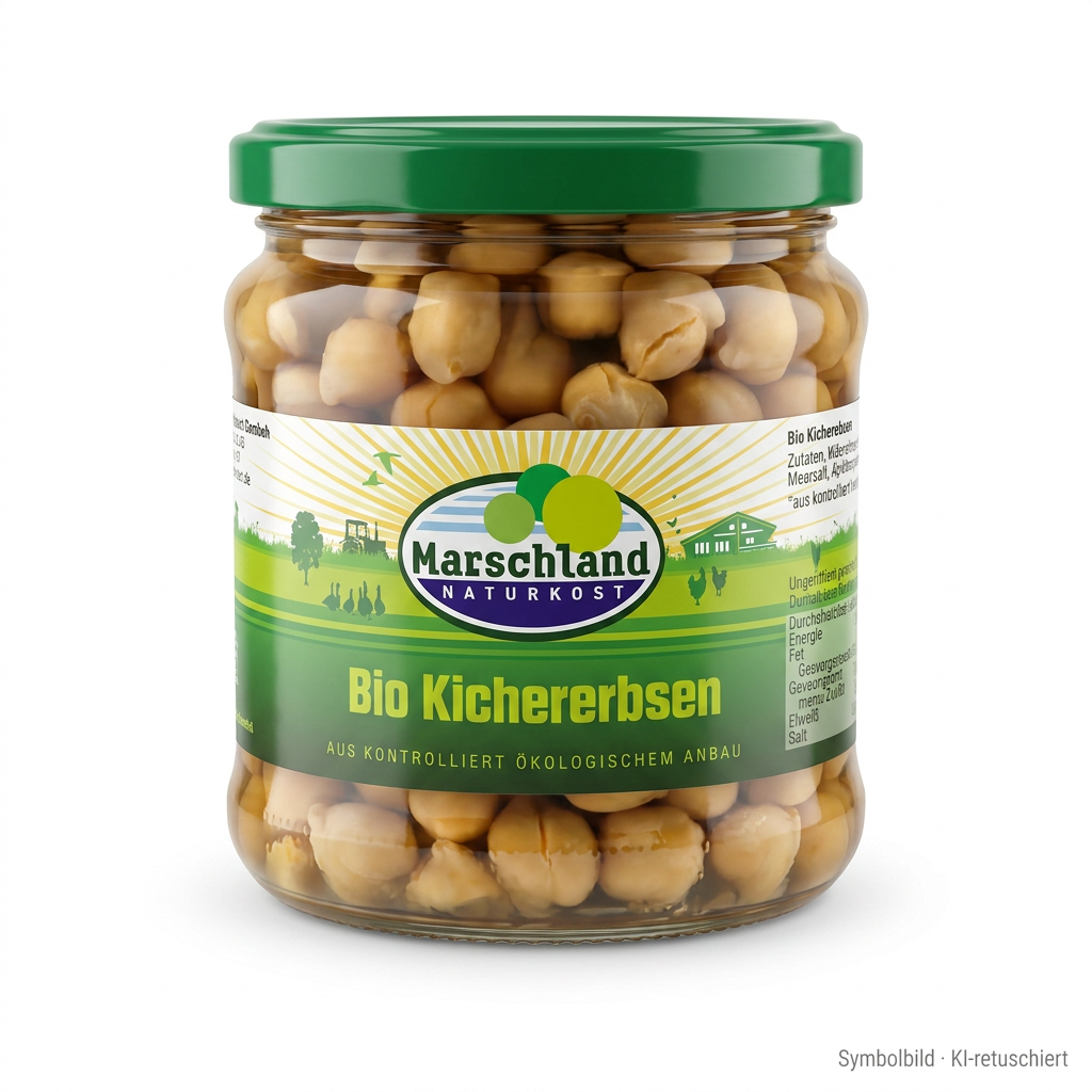 Kichererbse, Bio Kichererbsen, Glasverschluss, Grüne Box, Naturkost