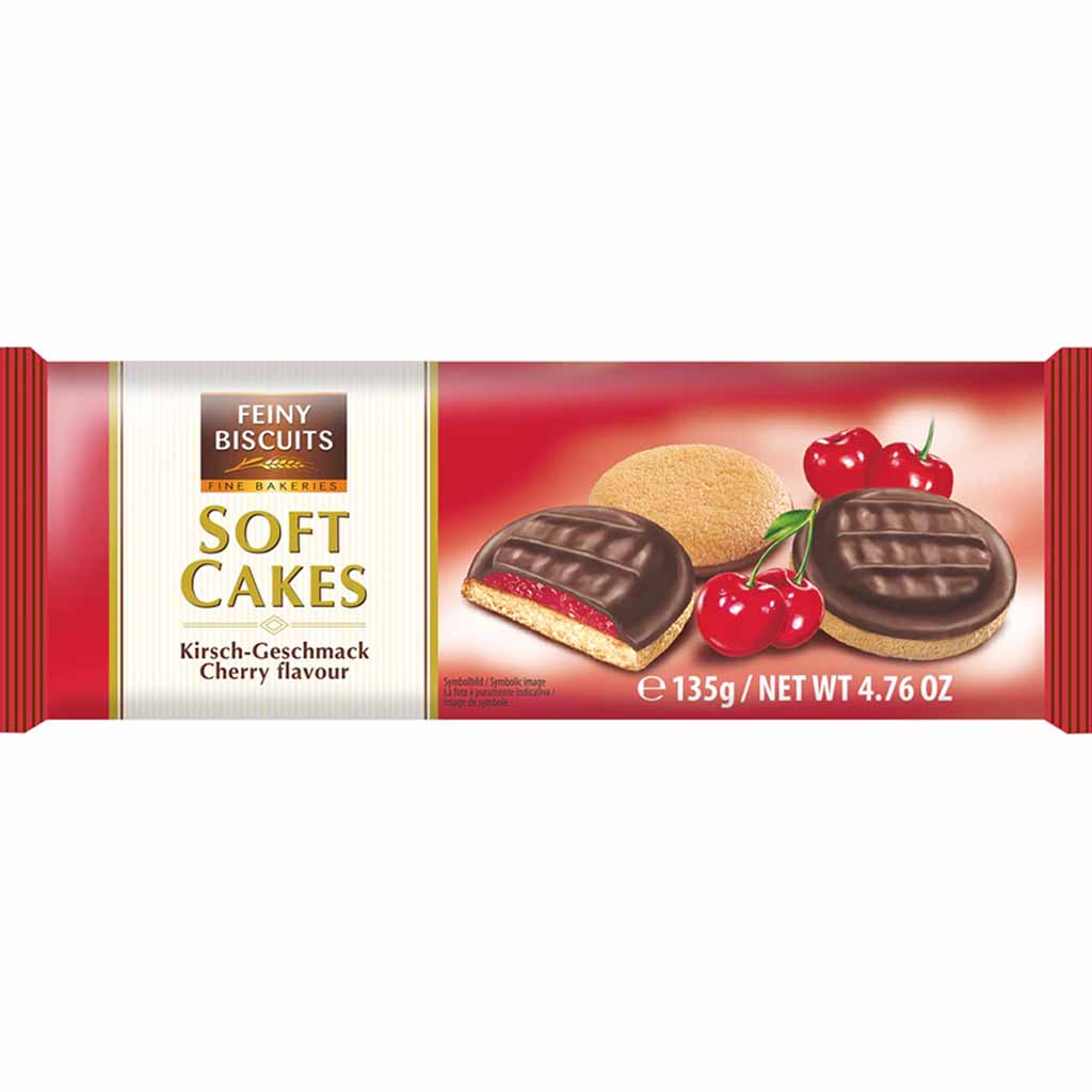 Feiny Biscuits Soft Cakes Kirsch 135g MHD 25.11.26